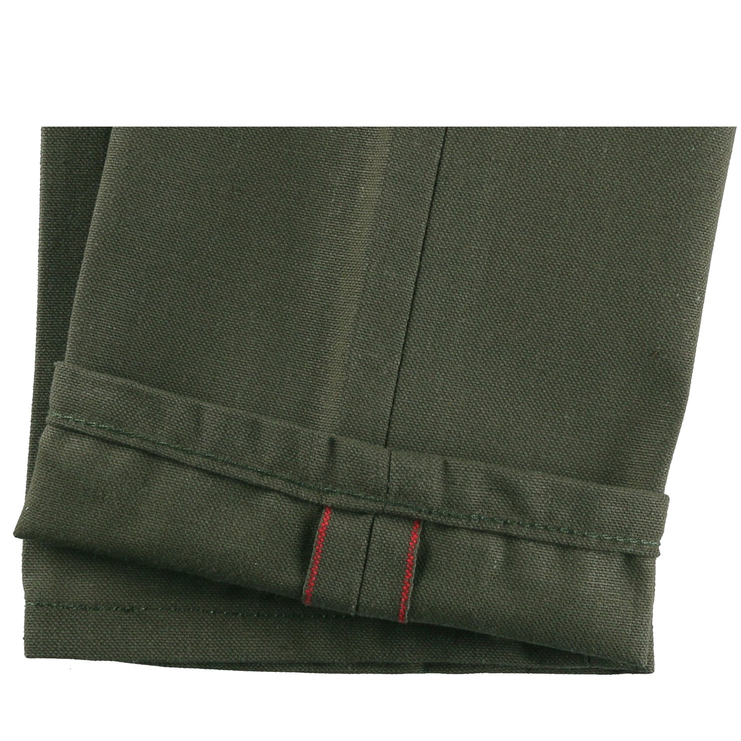 N&F - Army Green Duck Canvas Selvedge - True Guy - The Populess Company