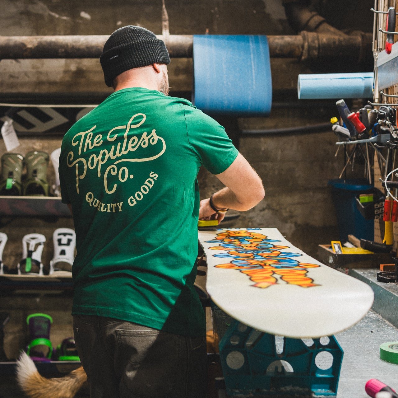 Script Tee - Alpine - The Populess Company
