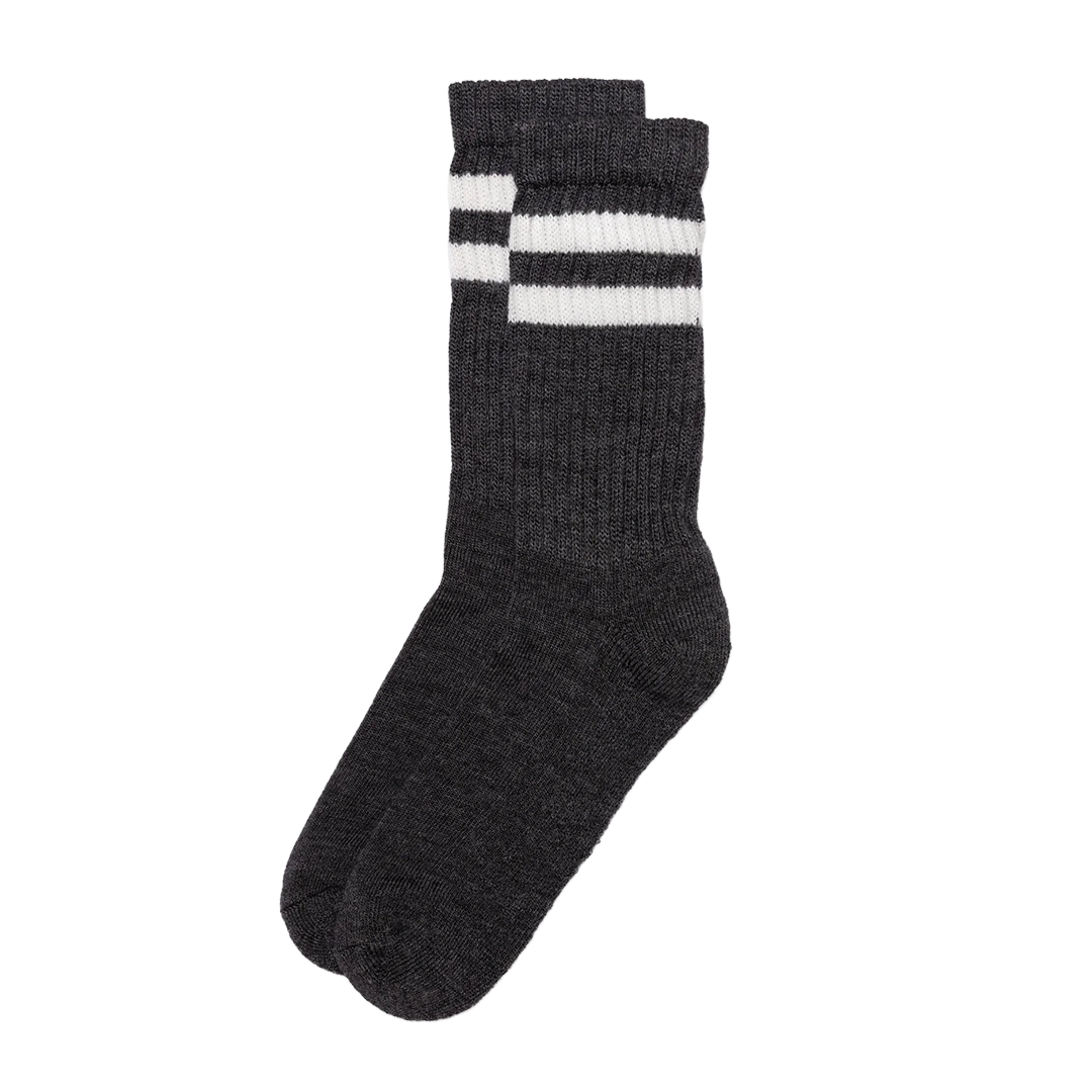 American Trench - Merino Double Stripe - Charcoal