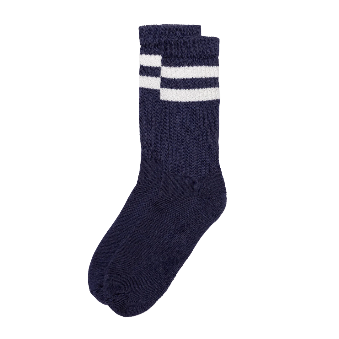 American Trench - Merino Double Stripe - Navy