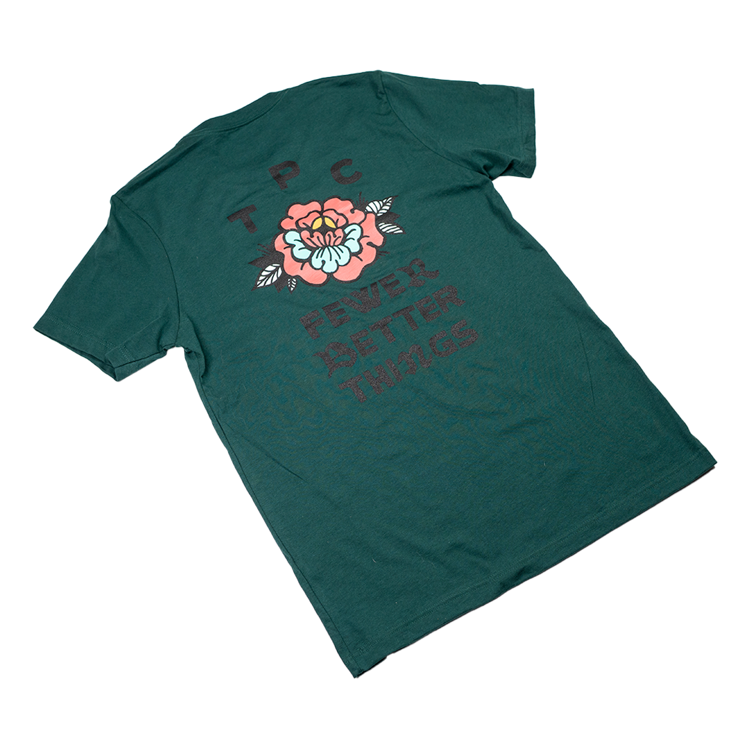 Fewer Better Things Tee - Forest - The Populess Company