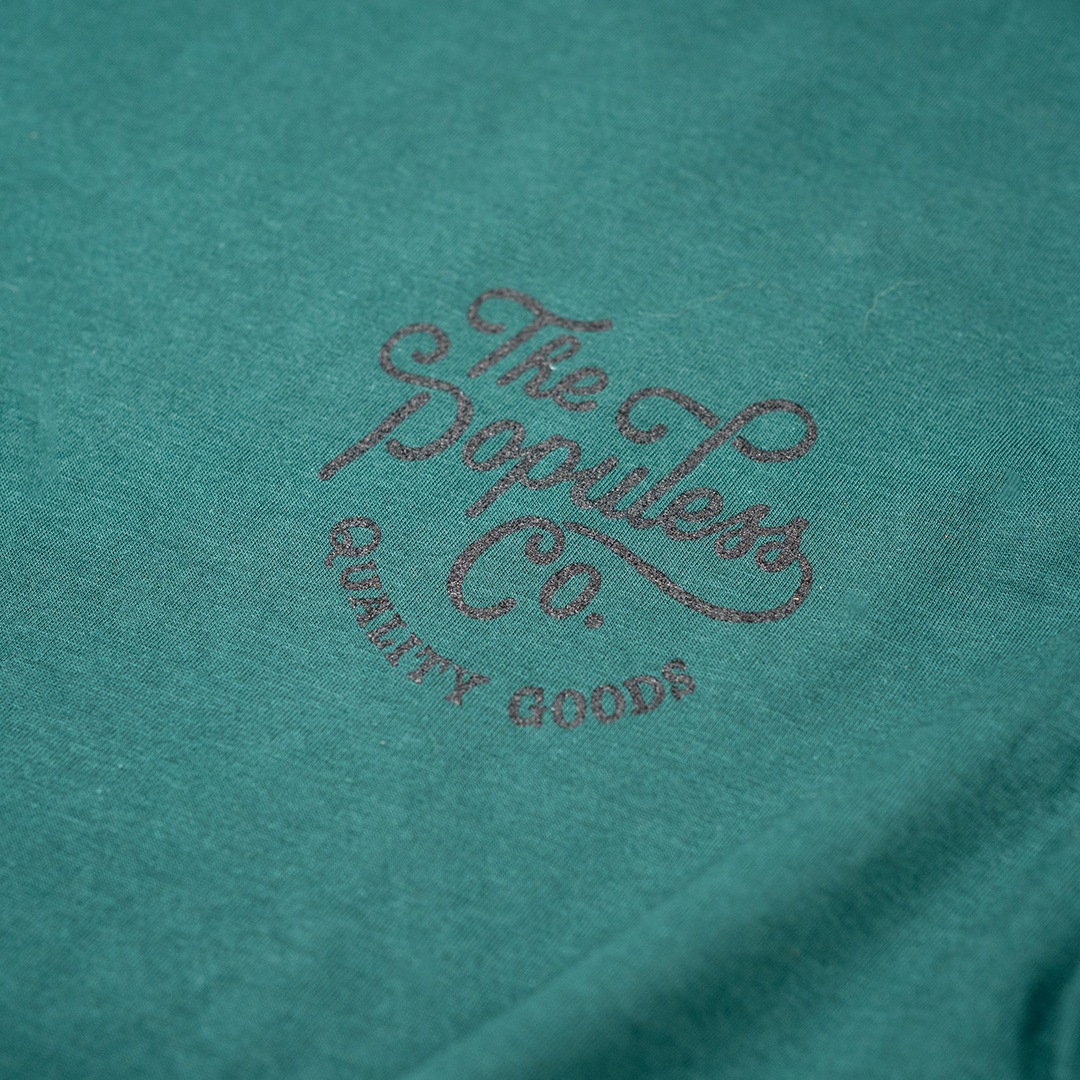 Fewer Better Things Tee - Forest - The Populess Company