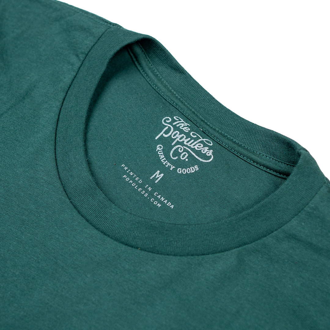 Fewer Better Things Tee - Forest - The Populess Company