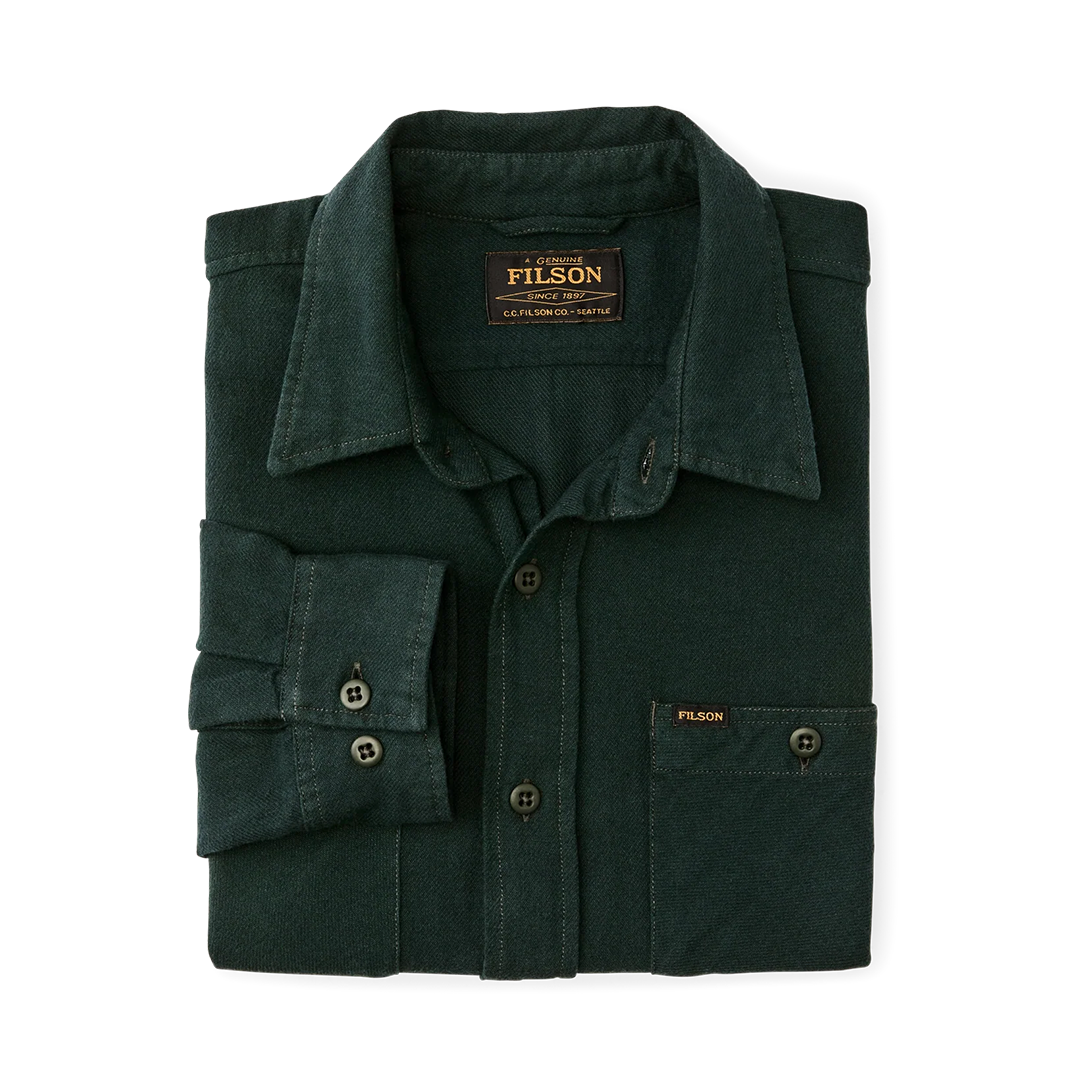 Filson - Rangeland Flannel - Forest Green - The Populess Company