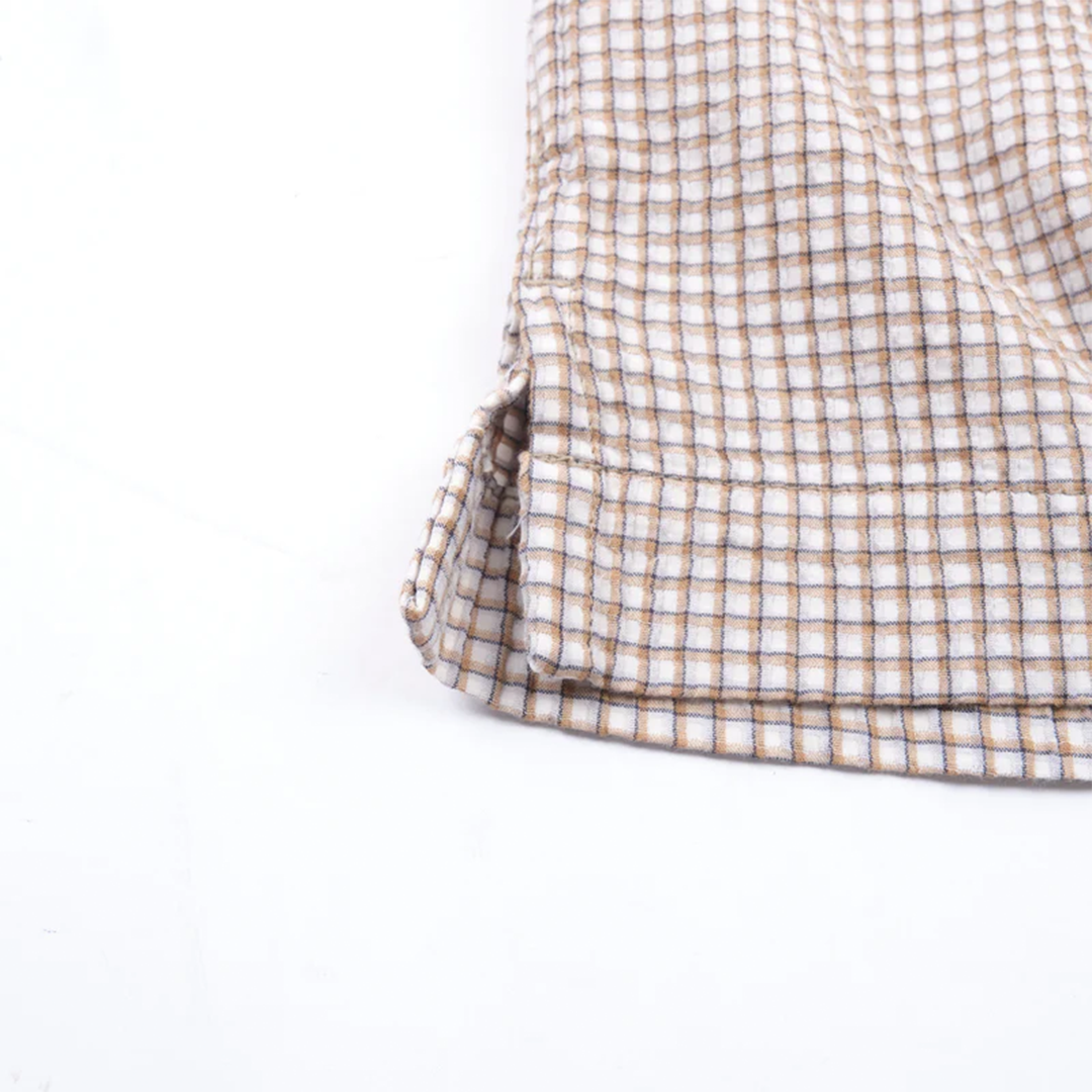 Freenote - Cayucos Seersucker - White Plaid