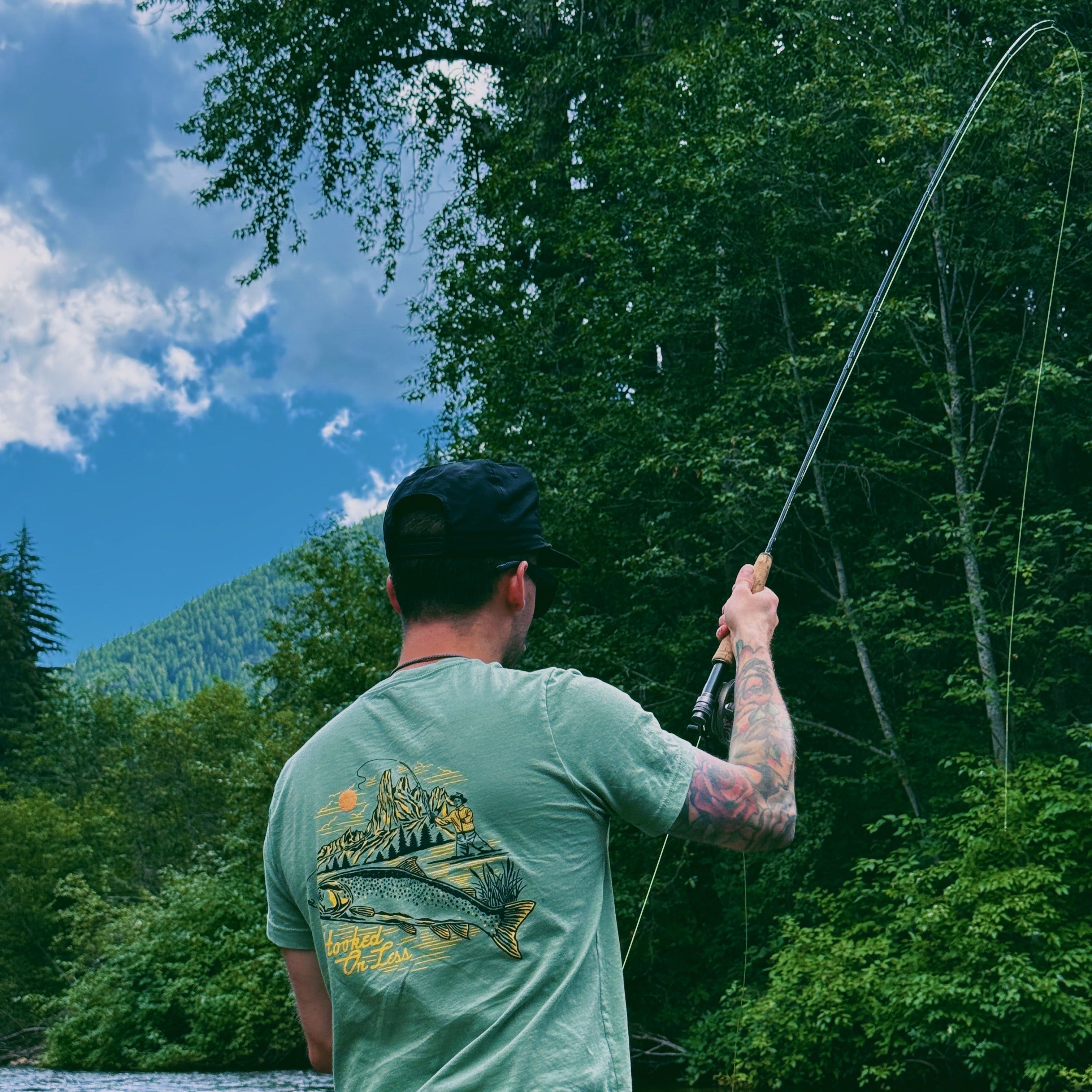 Hooked Tee - Sage
