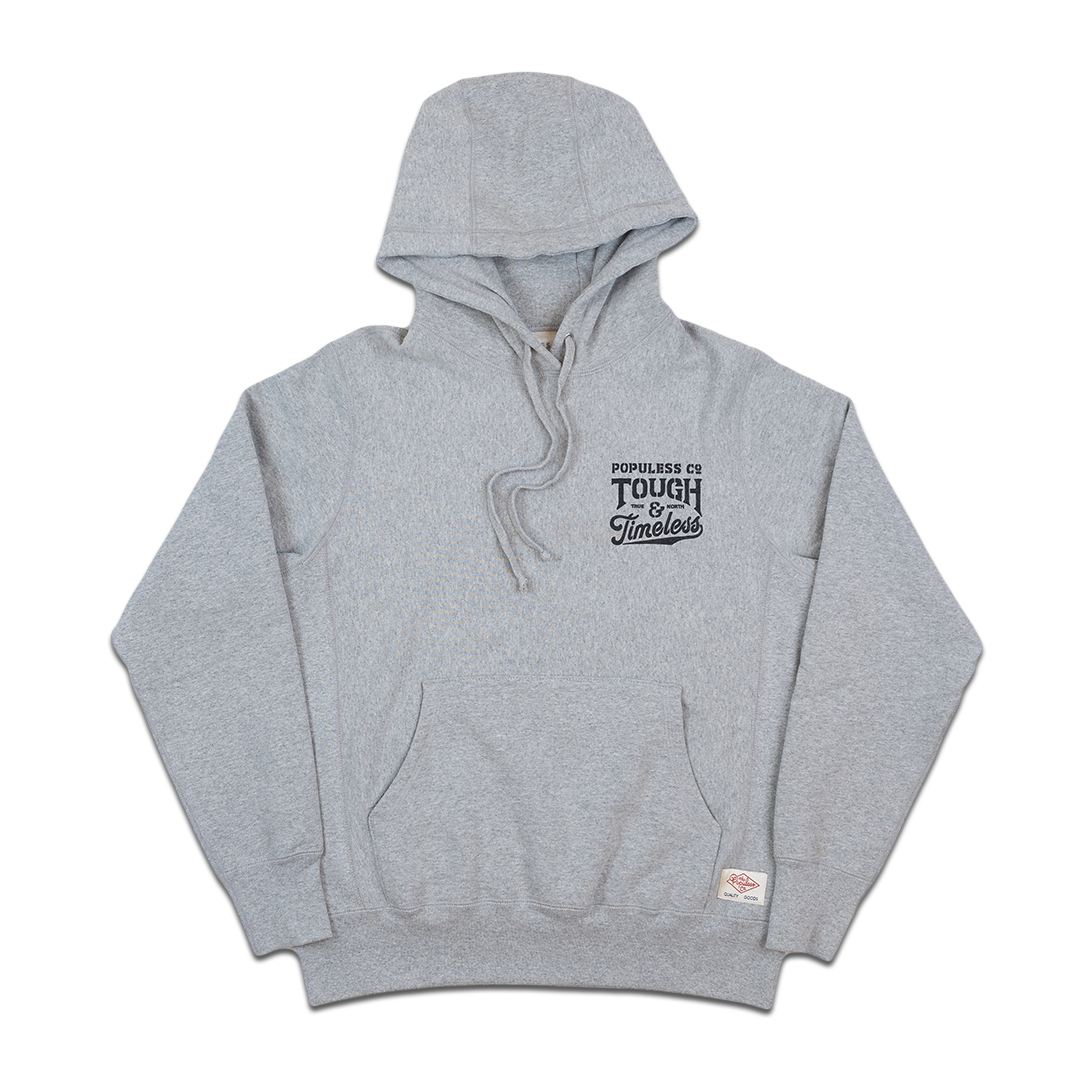Tough & Timeless Hoody - Heather Grey - The Populess Company