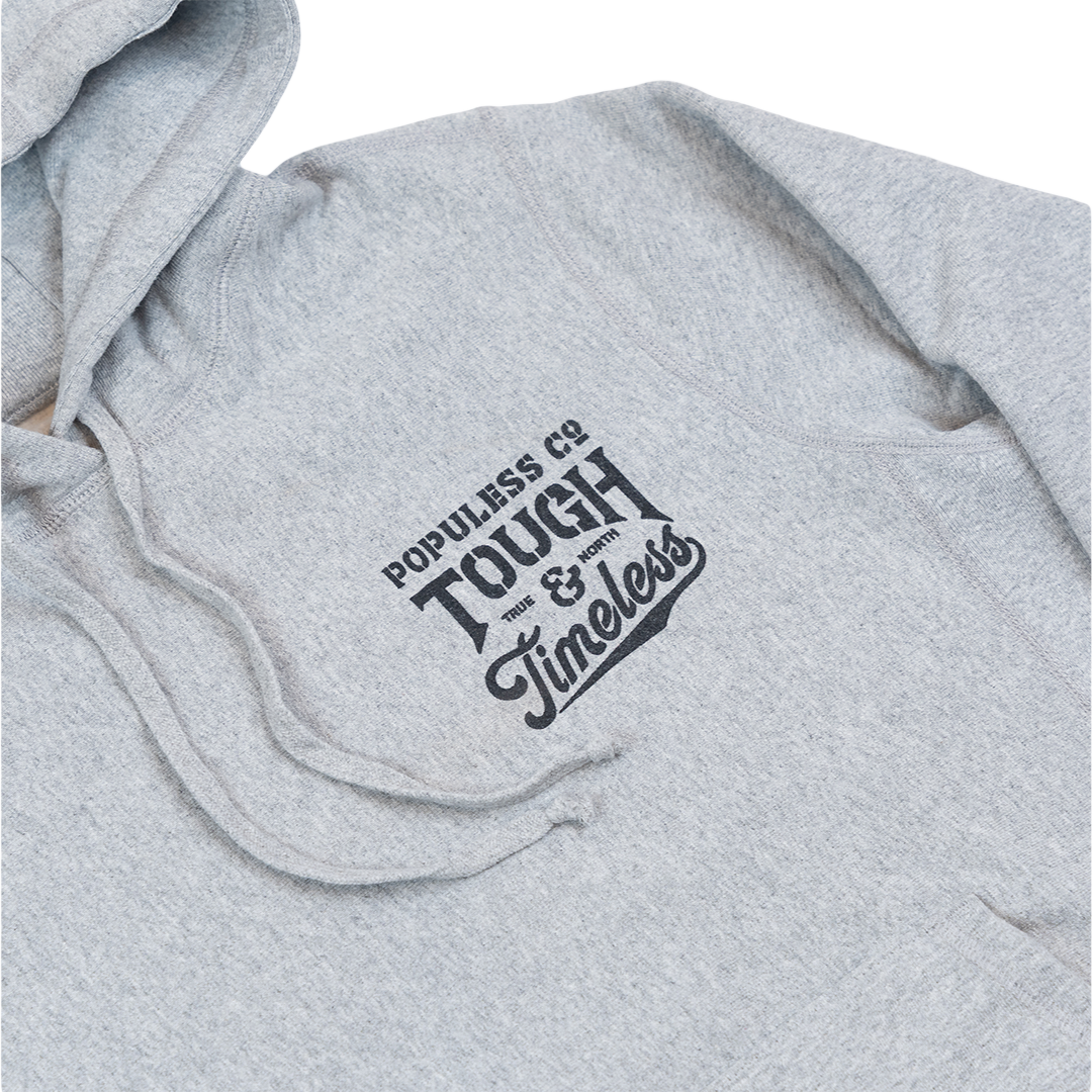 Tough & Timeless Hoody - Heather Grey - The Populess Company