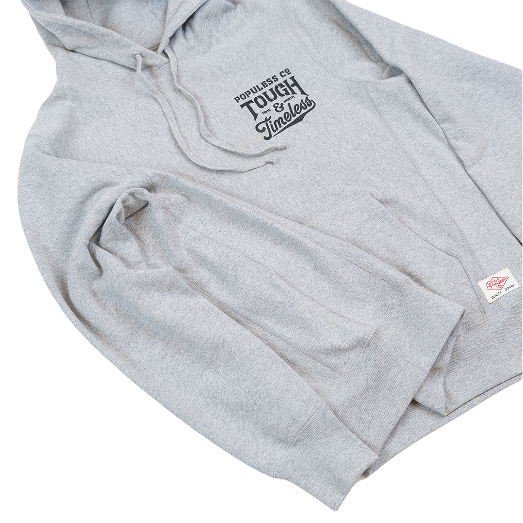 Tough & Timeless Hoody - Heather Grey - The Populess Company
