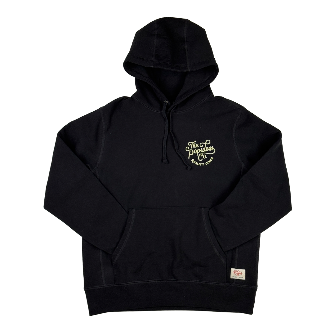 'Til Death Hoodie - Black/Bone - The Populess Company