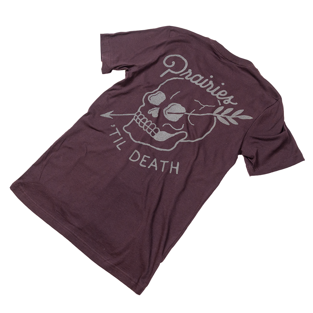 'Til Death Tee - Oxblood - The Populess Company