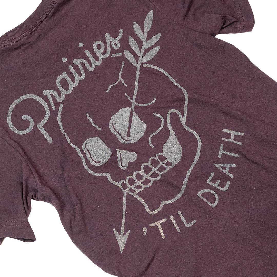 'Til Death Tee - Oxblood - The Populess Company