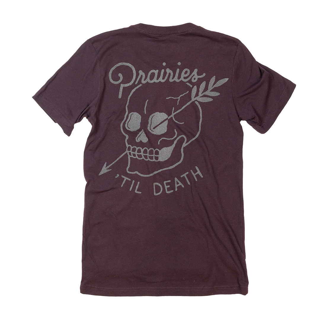 'Til Death Tee - Oxblood - The Populess Company