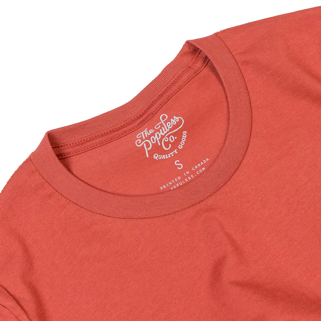 'Til Death Tee - Red Rust - The Populess Company