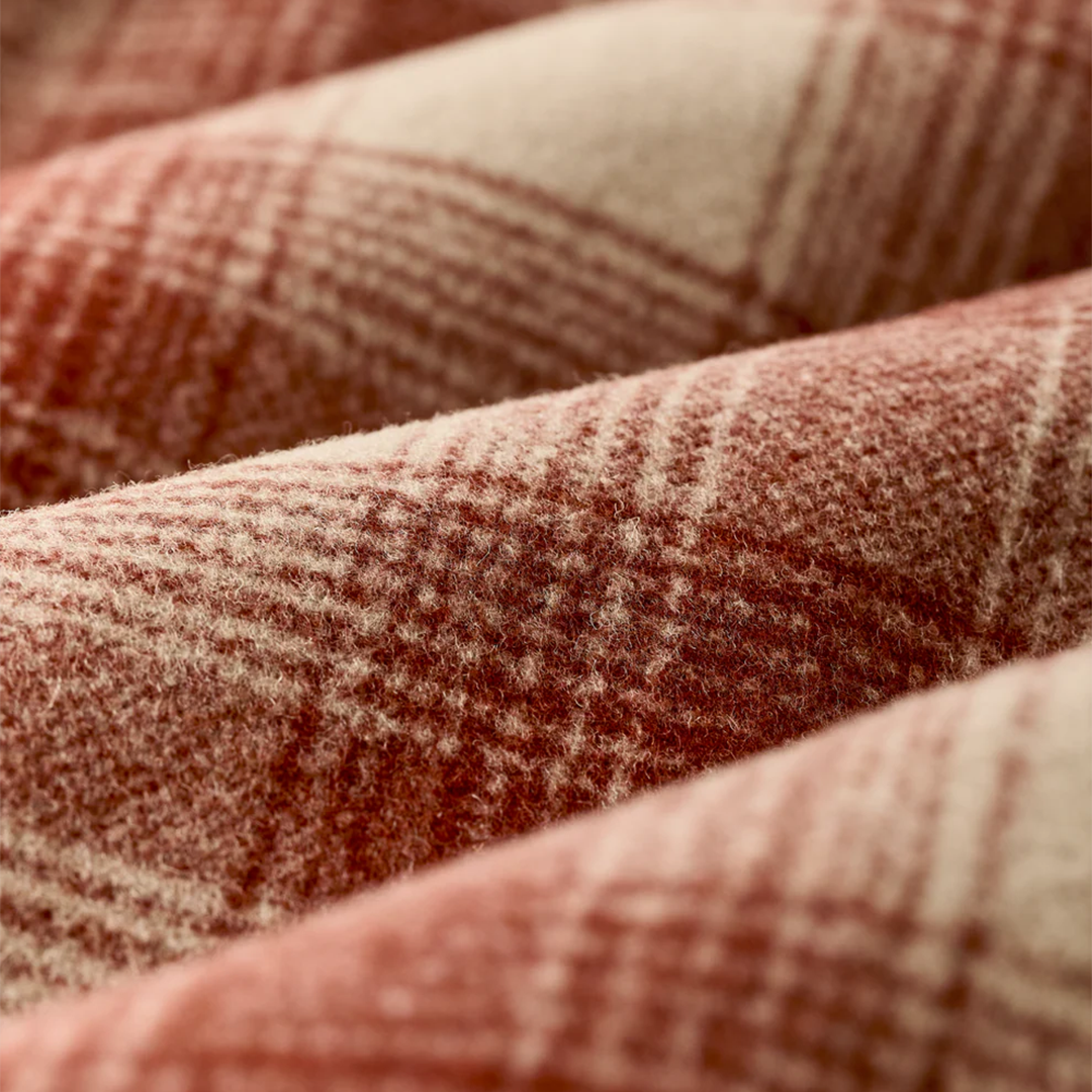 Wool Jac-Shirt - Brick Multi Plaid