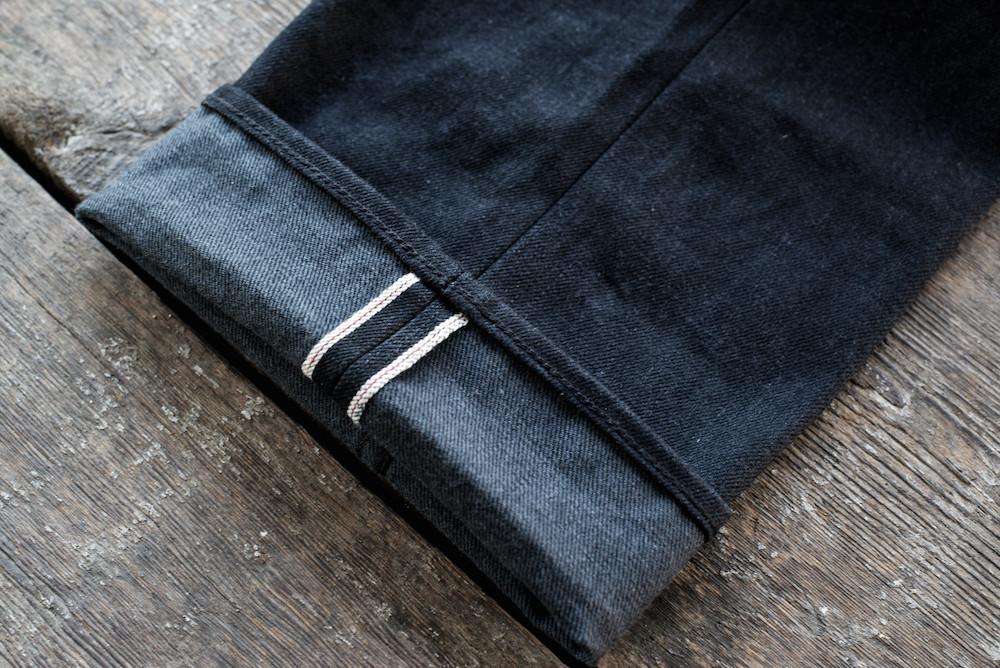 Freenote - Portola Taper Raw 14.25 OZ - Black Grey - The Populess Company
