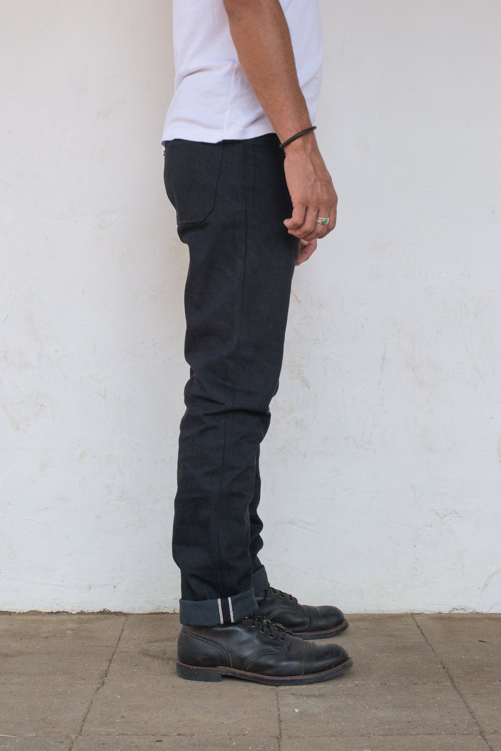 Freenote - Portola Taper Raw 14.25 OZ - Black Grey - The Populess Company