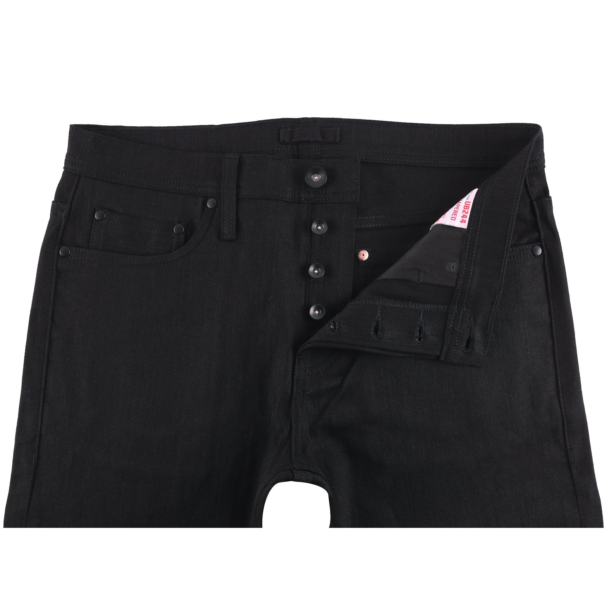 Unbranded - 11oz Black Stretch - Straight - The Populess Company