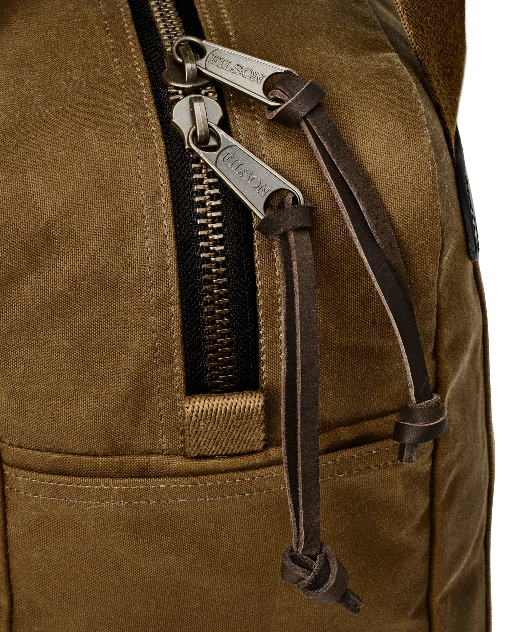 Filson - Tin Cloth Zipper Tote Bag - Dark Tan
