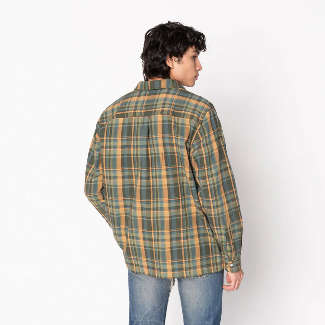 True Shirt - Slub Yarn Flannel - Green