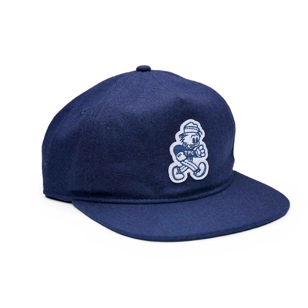 Roy Boy Cap - Heritage Flannel - Navy
