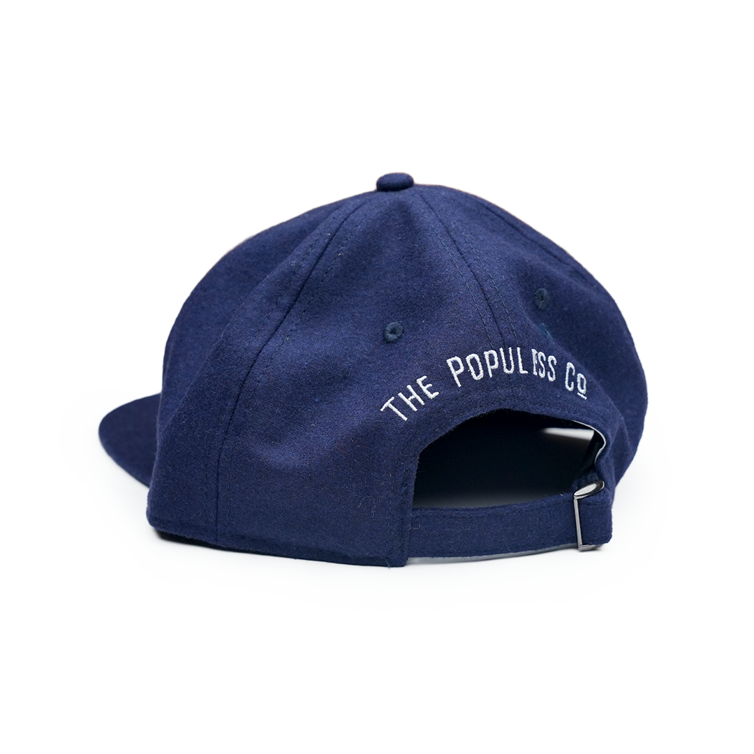 Roy Boy Cap - Heritage Flannel - Navy