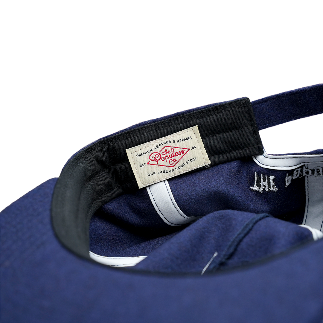Roy Boy Cap - Heritage Flannel - Navy
