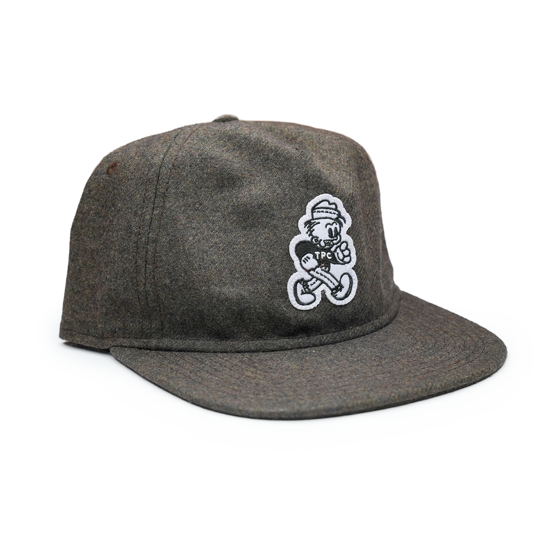 Roy Boy Cap - Heritage Flannel - Olive