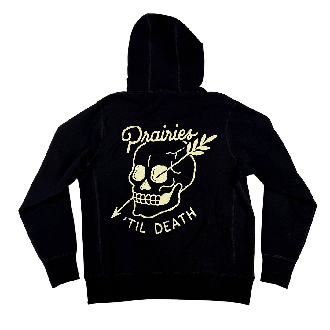 'Til Death Hoodie - Black/Bone - The Populess Company