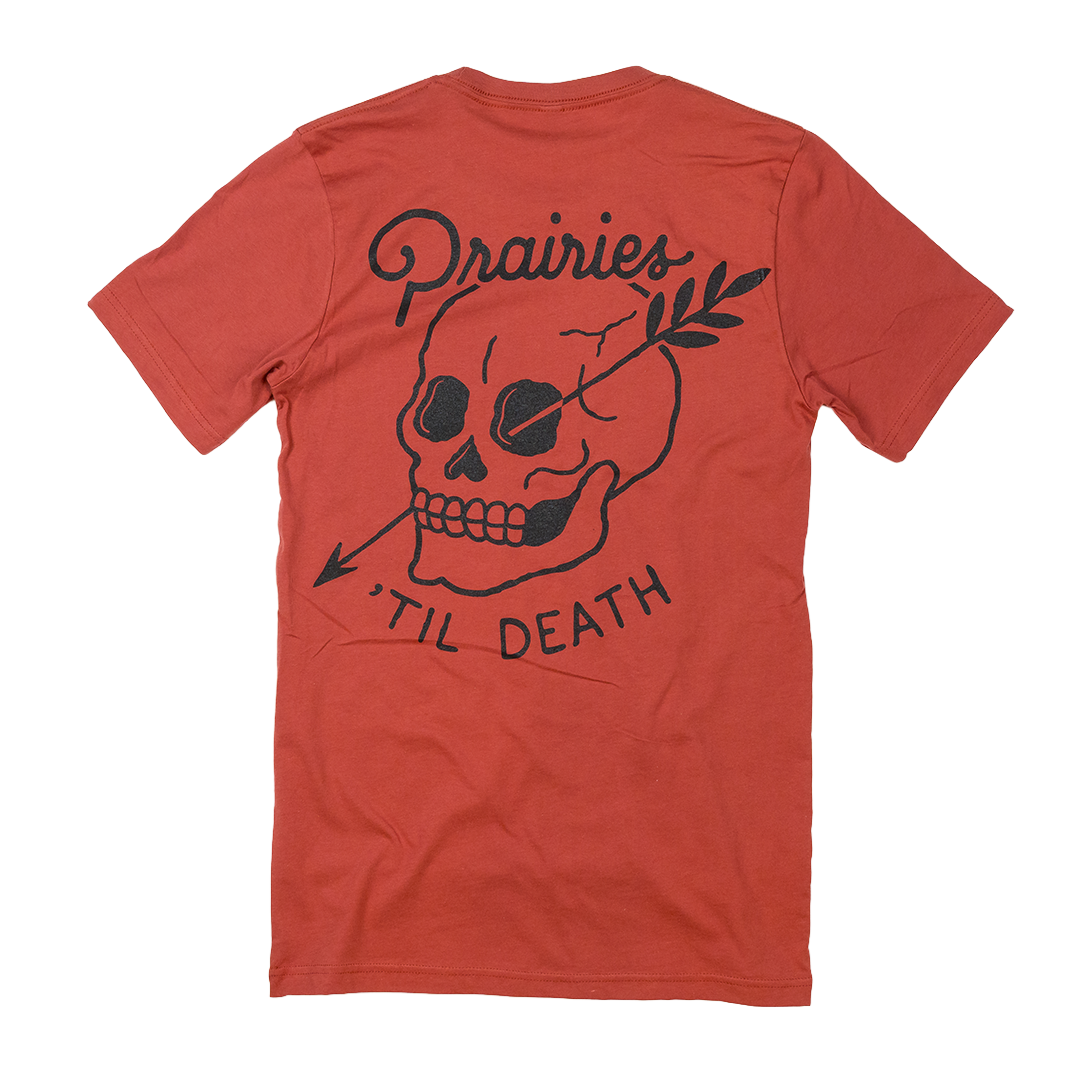 'Til Death Tee - Red Rust - The Populess Company