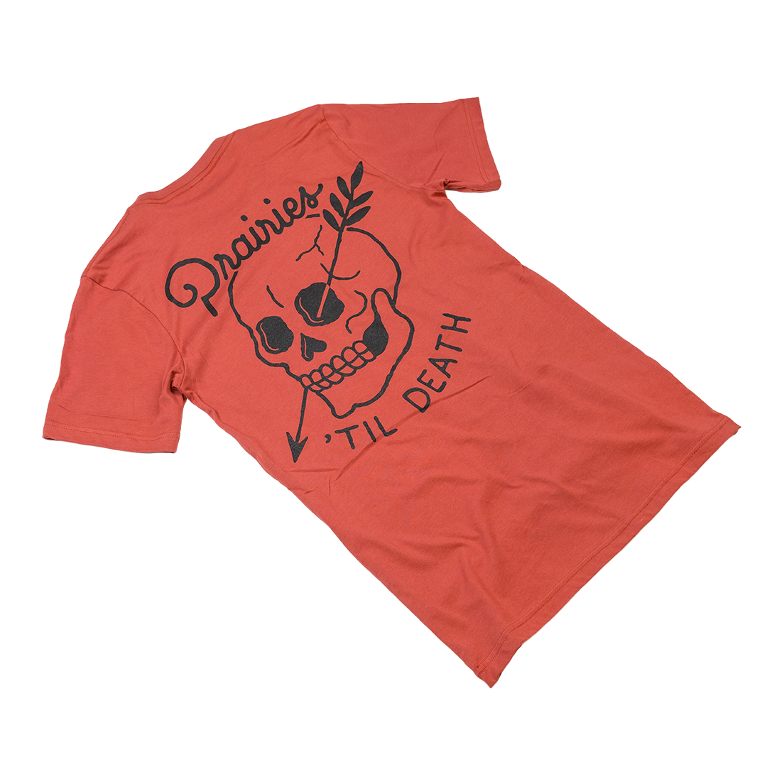 'Til Death Tee - Red Rust - The Populess Company