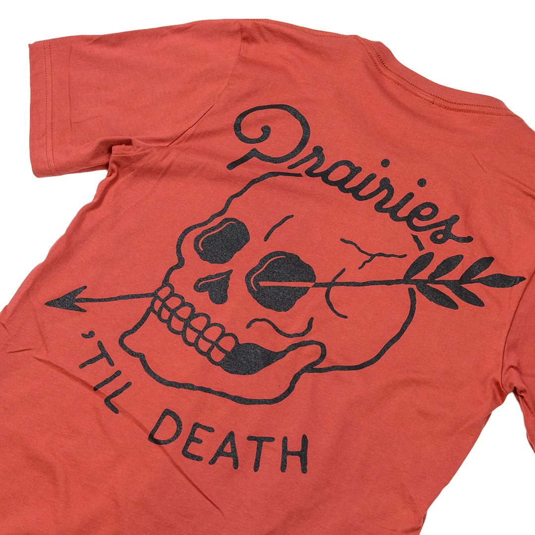 'Til Death Tee - Red Rust - The Populess Company