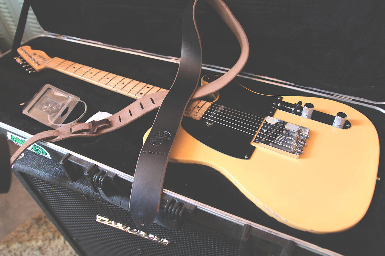 The Lee Guitar Strap - Black - The Populess Company